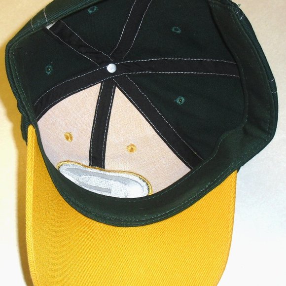Green Bay Packers G Logo Mens Adjustable Strapback hat New Nfl Logo on Bill - Picture 2 of 4